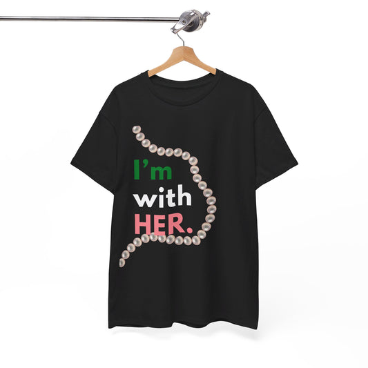 I'm With Her - Pink and Green